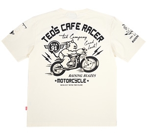 テッドマン/Tシャツ/白/XXL/tdss-468/エフ商会/カミナリモータース拍卖