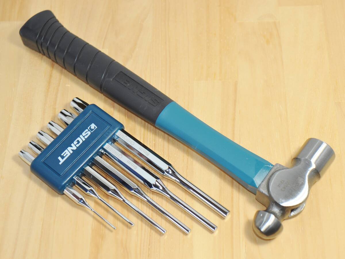 ★SIGNET ピンポンチ ボールピンハンマー セット★シグネット 60501 80143拍卖