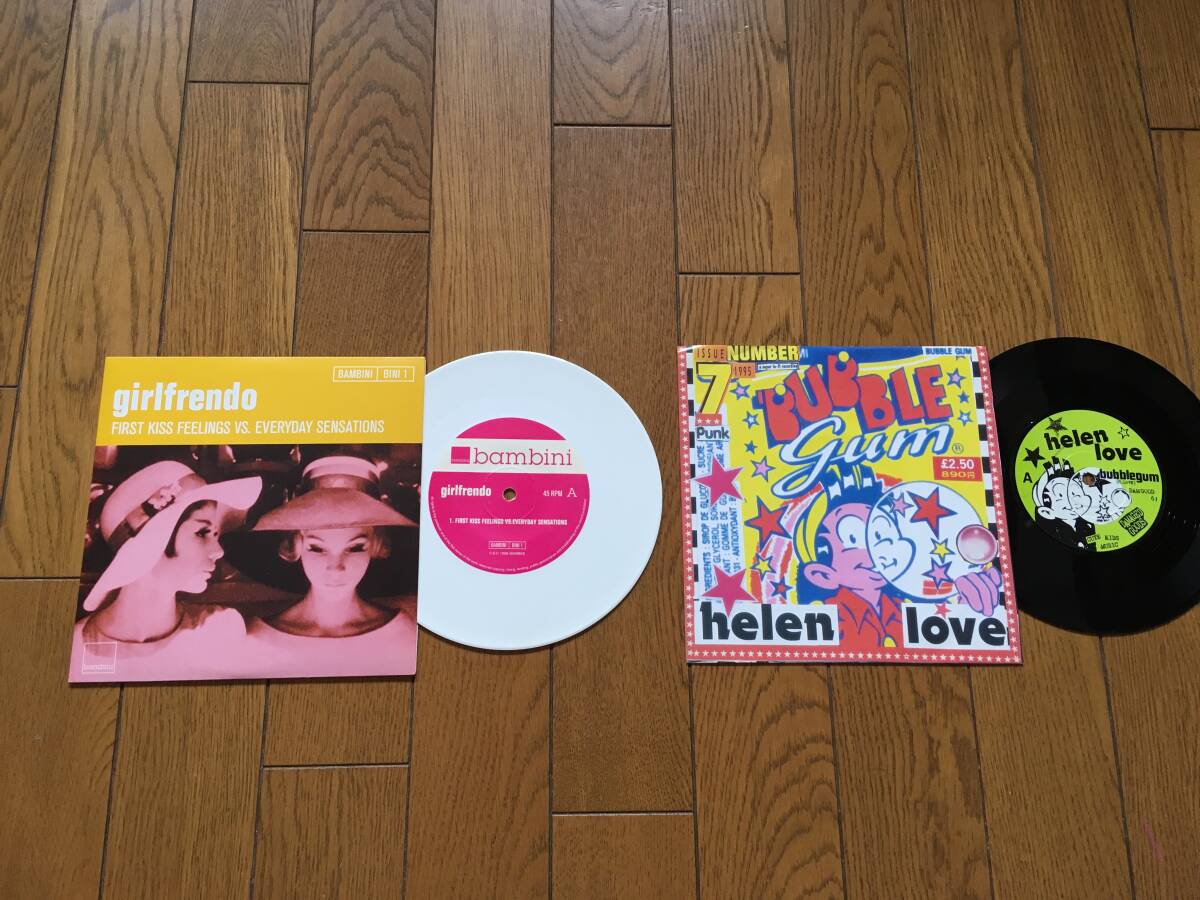 ★EP セット! ガールフレンド GIRLFRENDO、HELEN LOVE ※インディーズ ? ※7inch シングル 7インチ まとめて拍卖