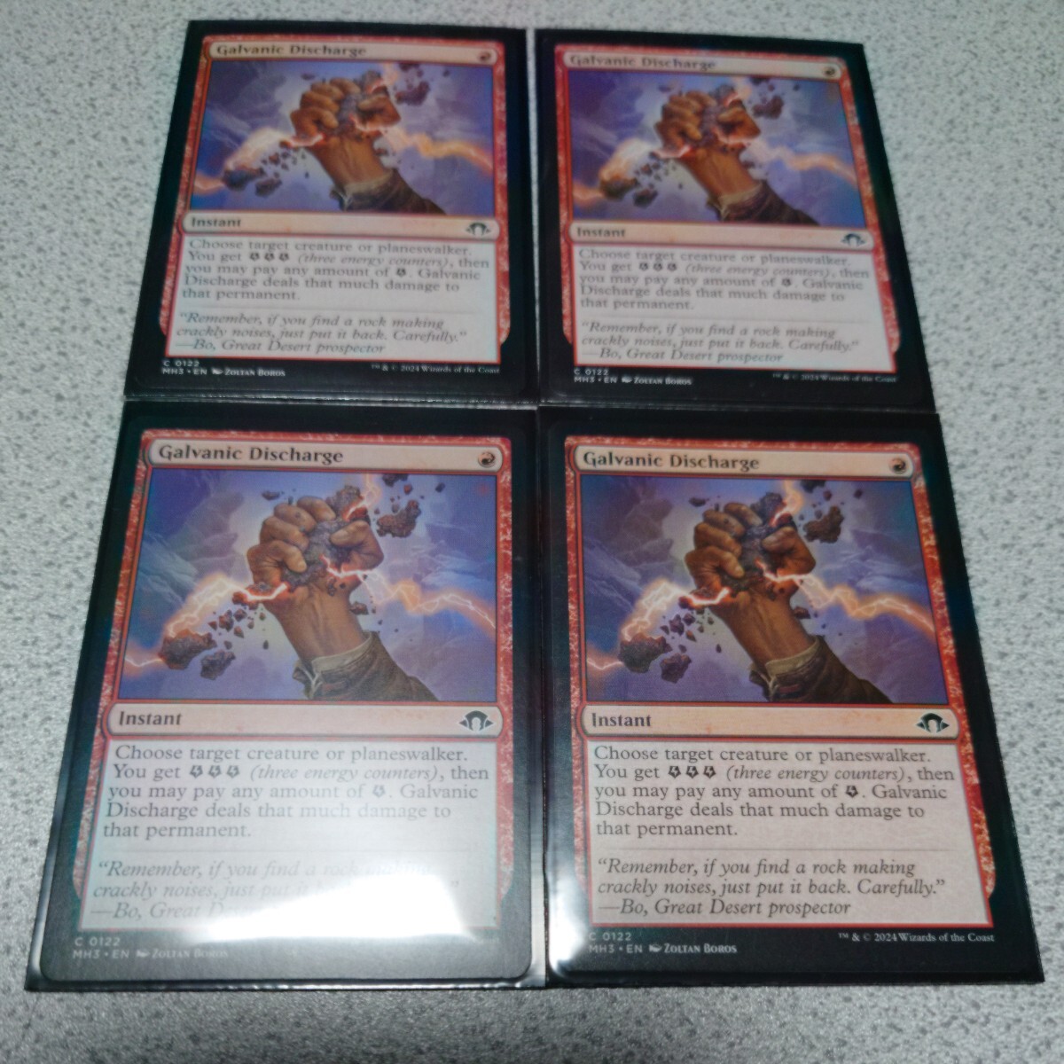 MTG MH3 電気放出 英語 四枚セット モダンホライゾン3 即決拍卖