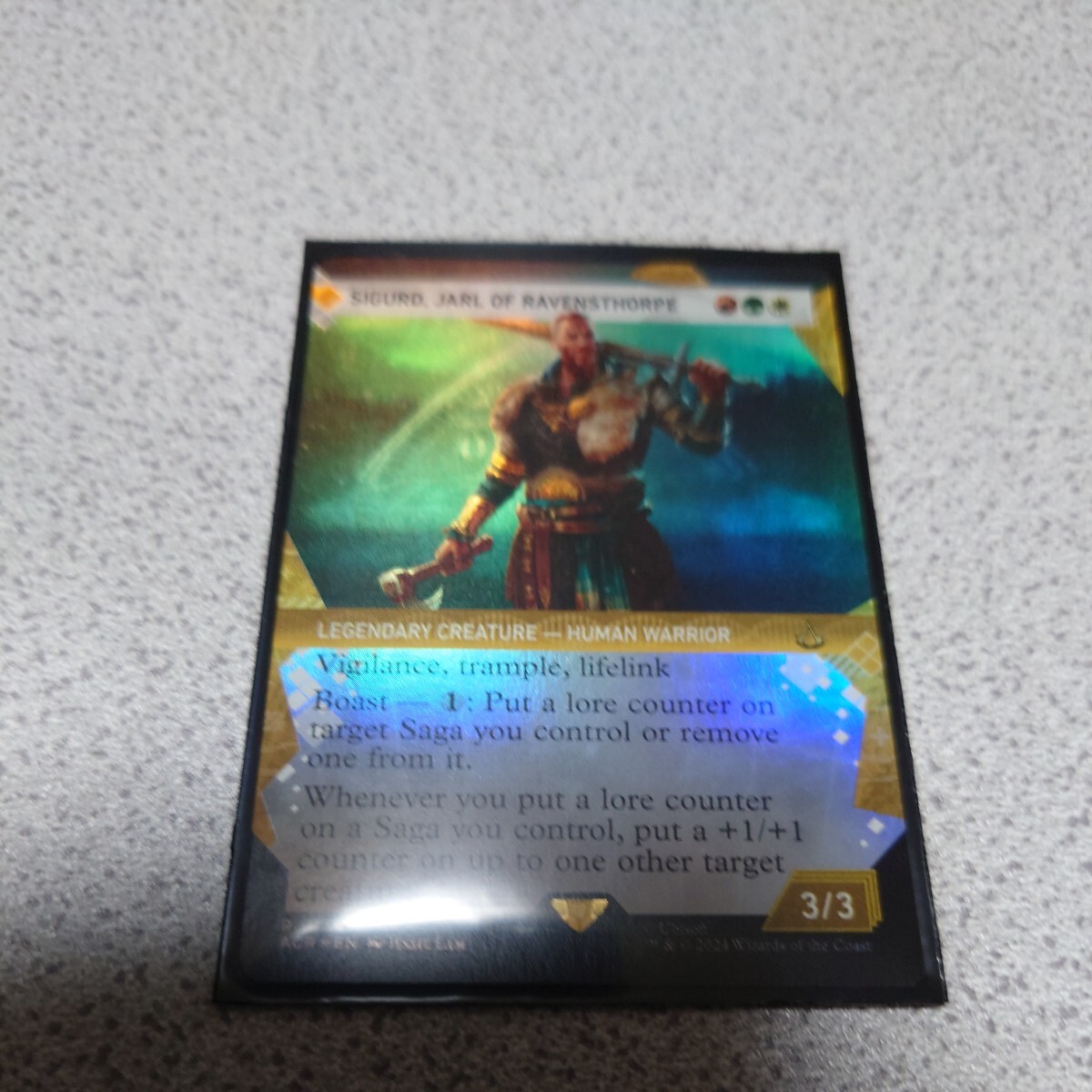 MTG ACR レイヴンズソープの伯爵、シグルド 英語foil 一枚 ショーケース アサシンクリード 即決拍卖