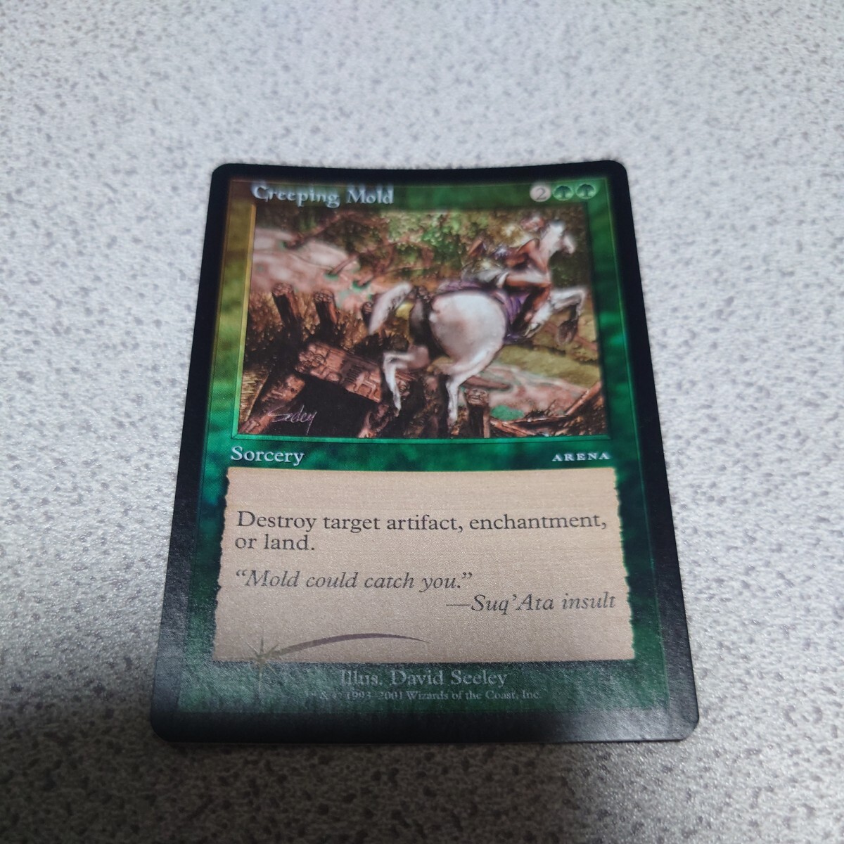 MTG プロモ 忍び寄るカビ 英語foil 一枚 ARENA 旧枠 即決拍卖