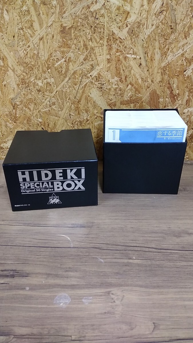 *限定盤/西城秀樹/秀樹スペシャルボックス/オリジナル50/シングルズレコード/EP/シングル/HIDEKI/レコード/RTW245拍卖