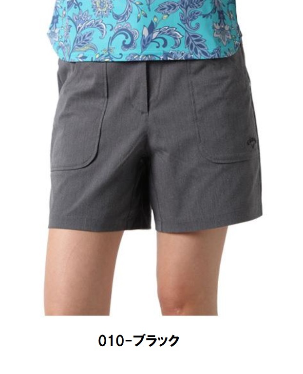 キャロウェイ 【Callaway】 レディース ショートパンツ 241-1127801 S ブラック 【2544】 ネコポス発送拍卖