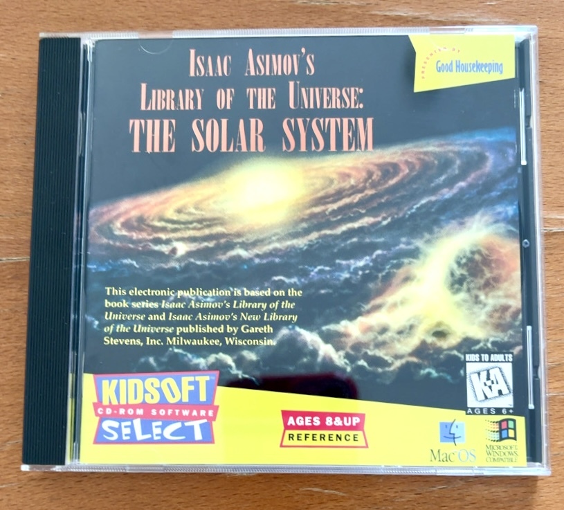 Mac & Win アイザック・アシモフの宇宙図書館 太陽系 CD-ROM KIDSOFTSELECT Isaac Asimov’s Library of the Universe: The Solar System拍卖