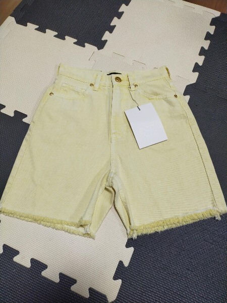 ウェルダン WE11DONE we11done ショートパンツ イエロー拍卖