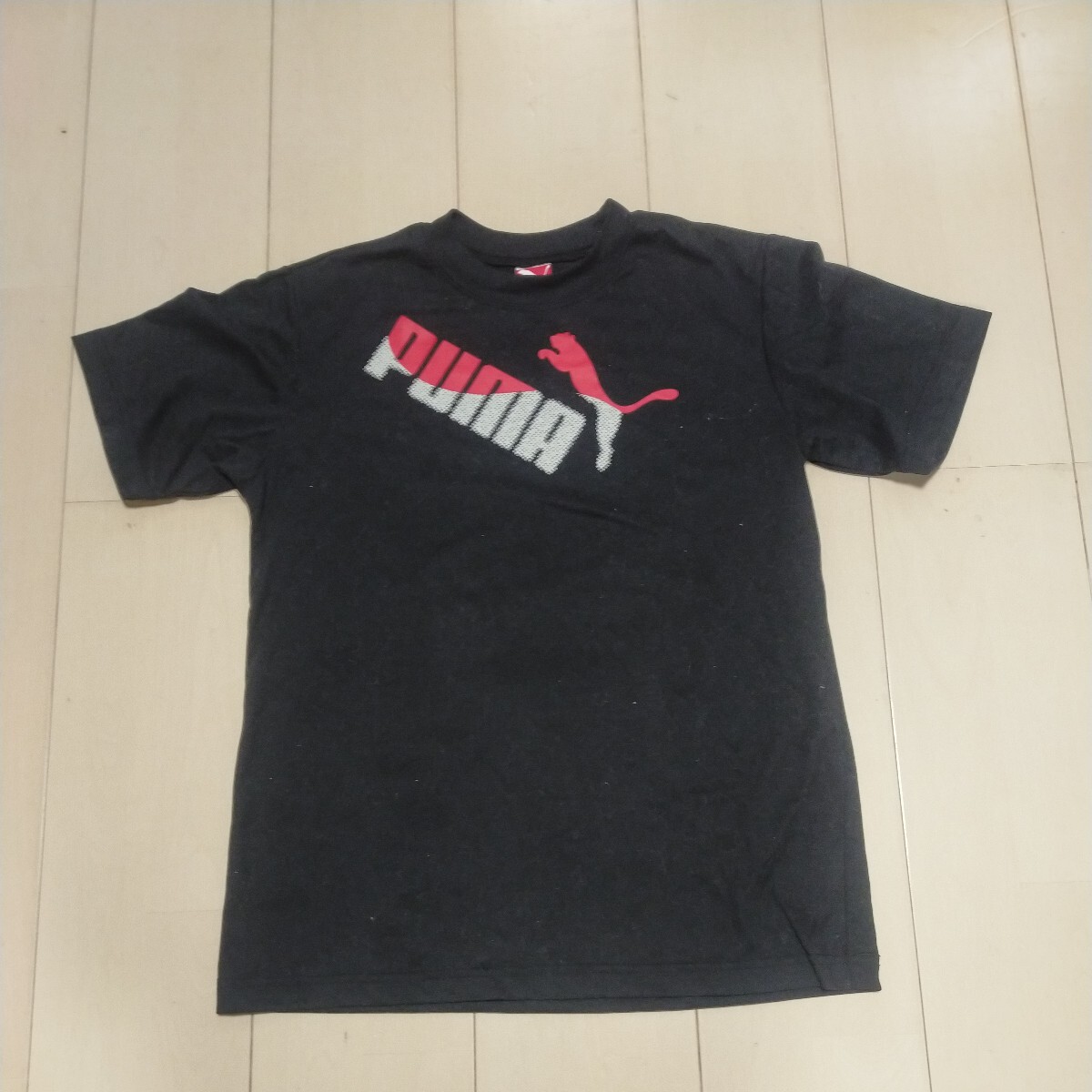 PUMA プーマ 150cm 半袖Tシャツ ブラック 黒 子供 キッズ ジュニア スポーツ拍卖