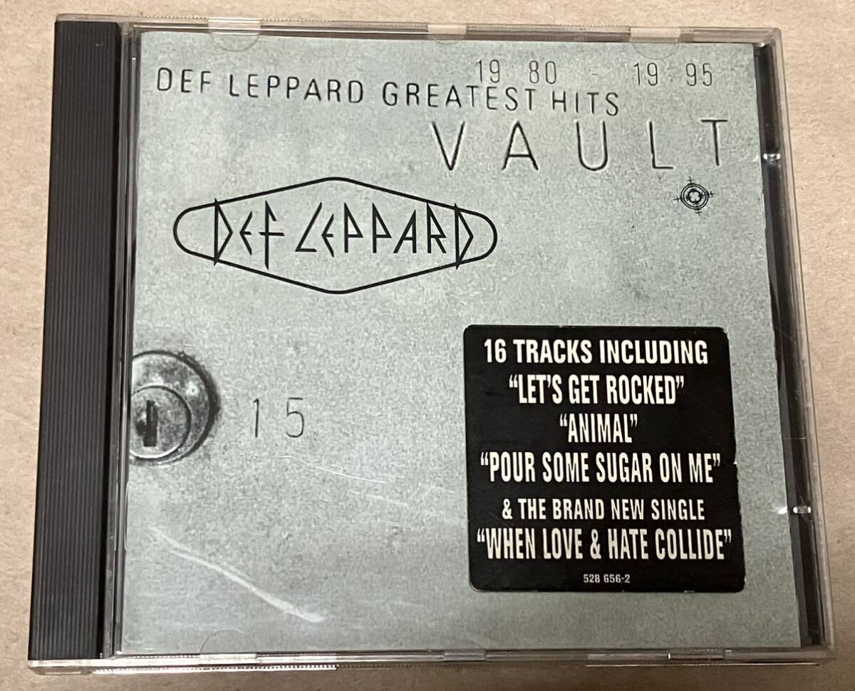 Def Leppard/Vault Greatest Hits 1980-1995 英国盤 デフレパード グレイテスト・ヒッツ 値下げ拍卖