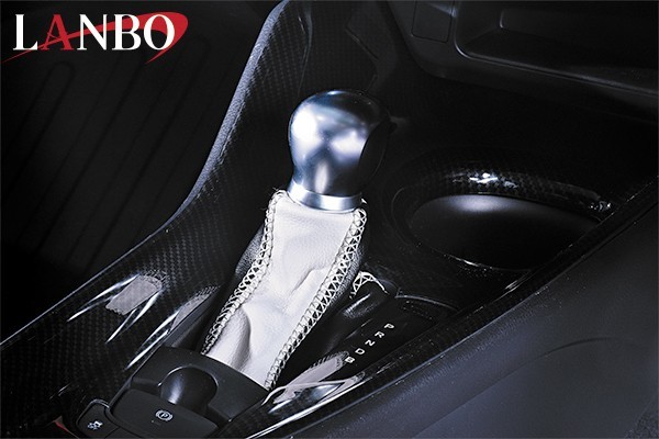 LANBO C-HR シフトブーツ【ブラックレザー&ホワイトレザー(ホワイトステッチ)】拍卖