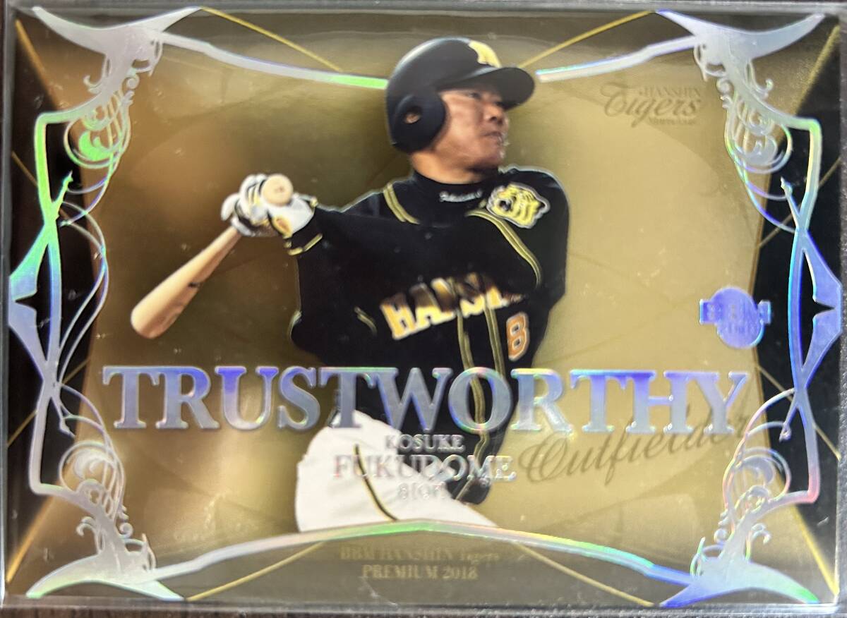 2018BBM 阪神Marvelous 福留孝介選手TRUSTWORTHY200枚シリアルカード拍卖