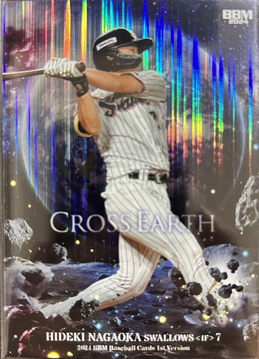 2024BBM 1st ヤクルト 長岡秀樹選手CROSS EARTH100枚シリアルカード拍卖