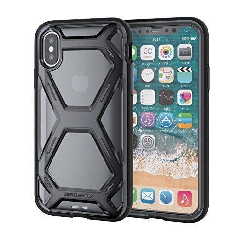 エレコム iPhone X/ZEROSHOCK PM-A17XZEROSCBK拍卖