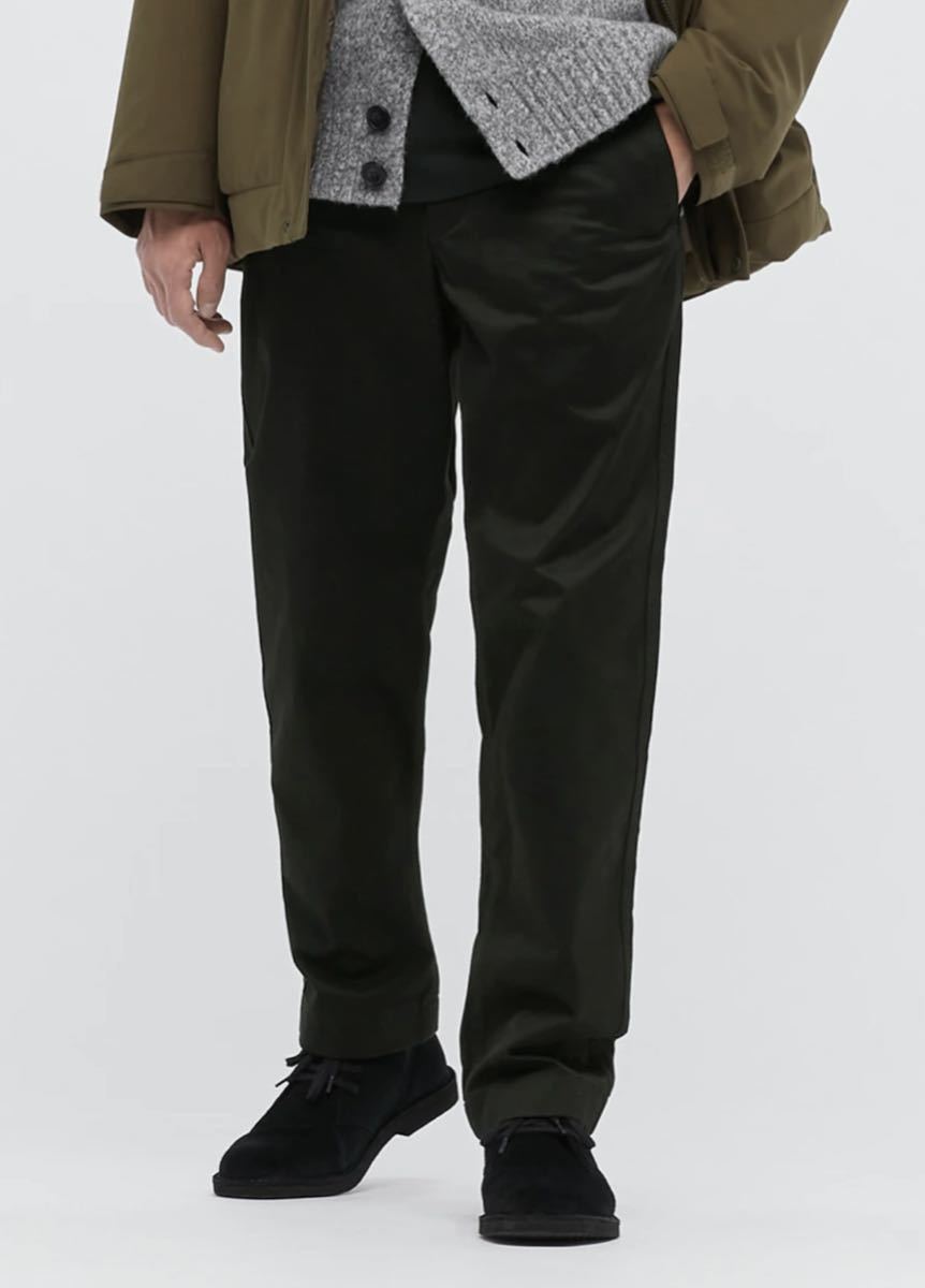 ヴィンテージ レギュラーフィット チノパンツ ブラック拍卖