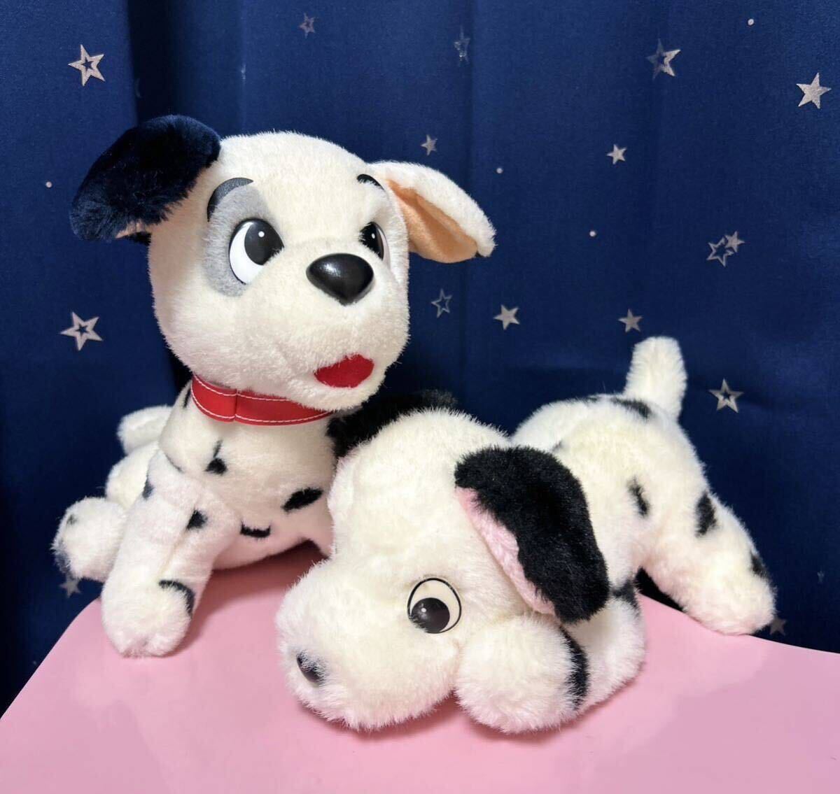 101匹わんちゃん サンアンドスター ぬいぐるみ 2種セット レトロ レア ディズニー拍卖