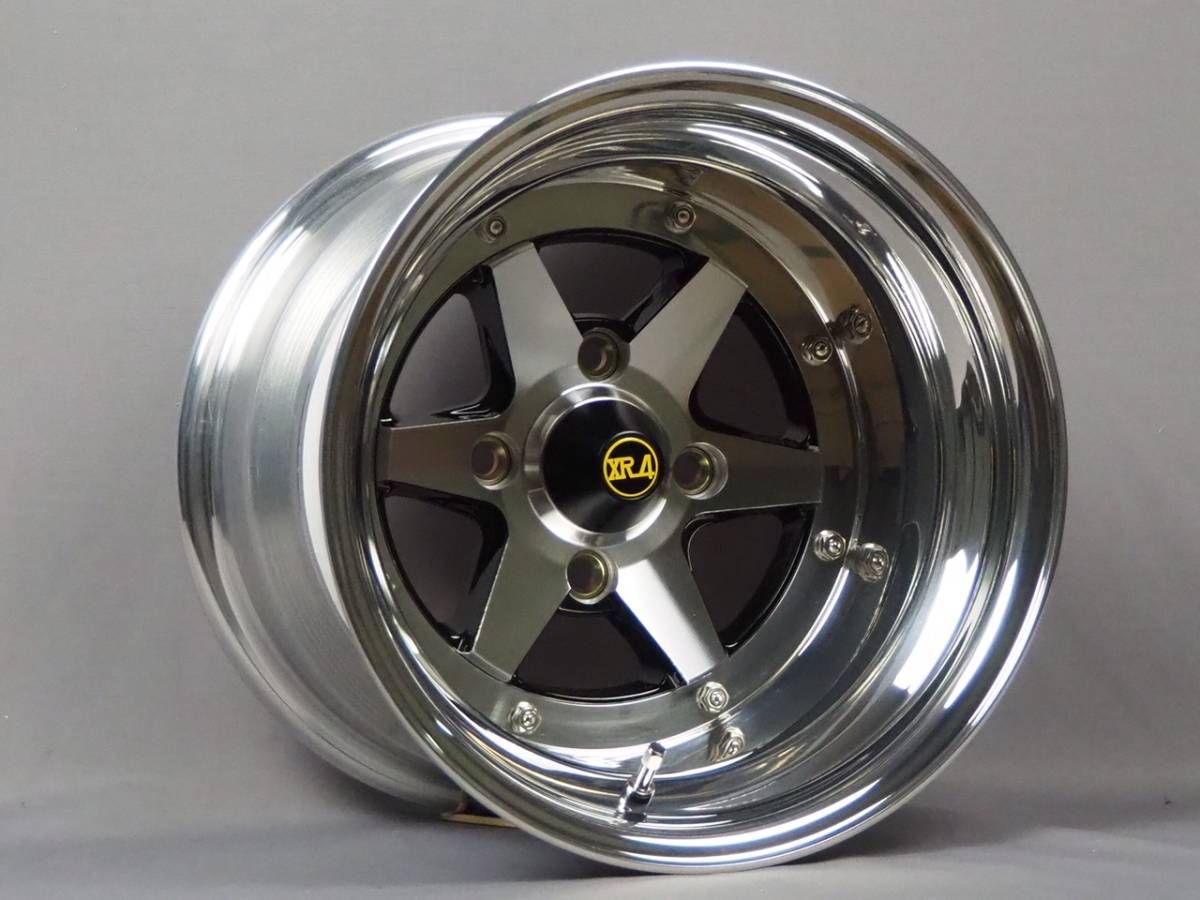 ⑭コーリンプロジェクト ロンシャン XR-4 リアル3P 3ピース Long Champ XR4 14インチ 8J オフセット -13 4H 114.3 2本 送料無料⑤拍卖