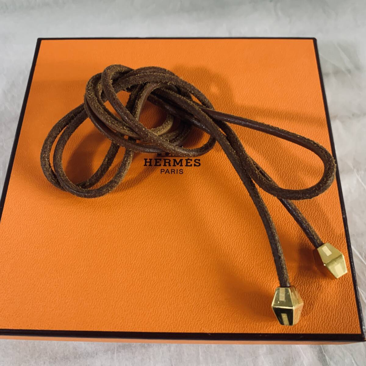 HERMES エルメス 革紐ベルト拍卖