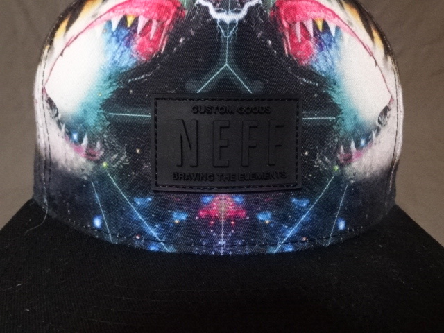 ◆ 激レア USA購入 人気ストリート系アメカジブランド ネフ【NEFF】 ロゴマーク付 柄モノ キャップ 中古良品 ◆拍卖