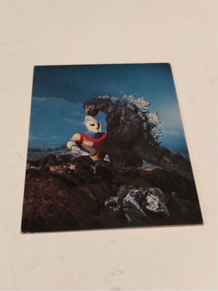 当時物 激レア!ゴジラ ジェットジャガーカード 12番 メガロとガイガンを倒せ!! 東宝拍卖