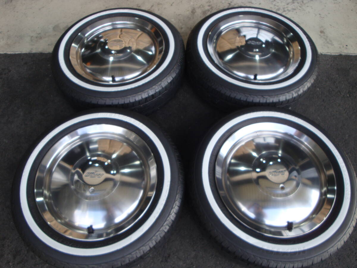 軽四・軽トラに!GOJFY 13インチアルミ+BS ネクストリー 155/65R13 4本セット!!タイヤプリンター施工済拍卖