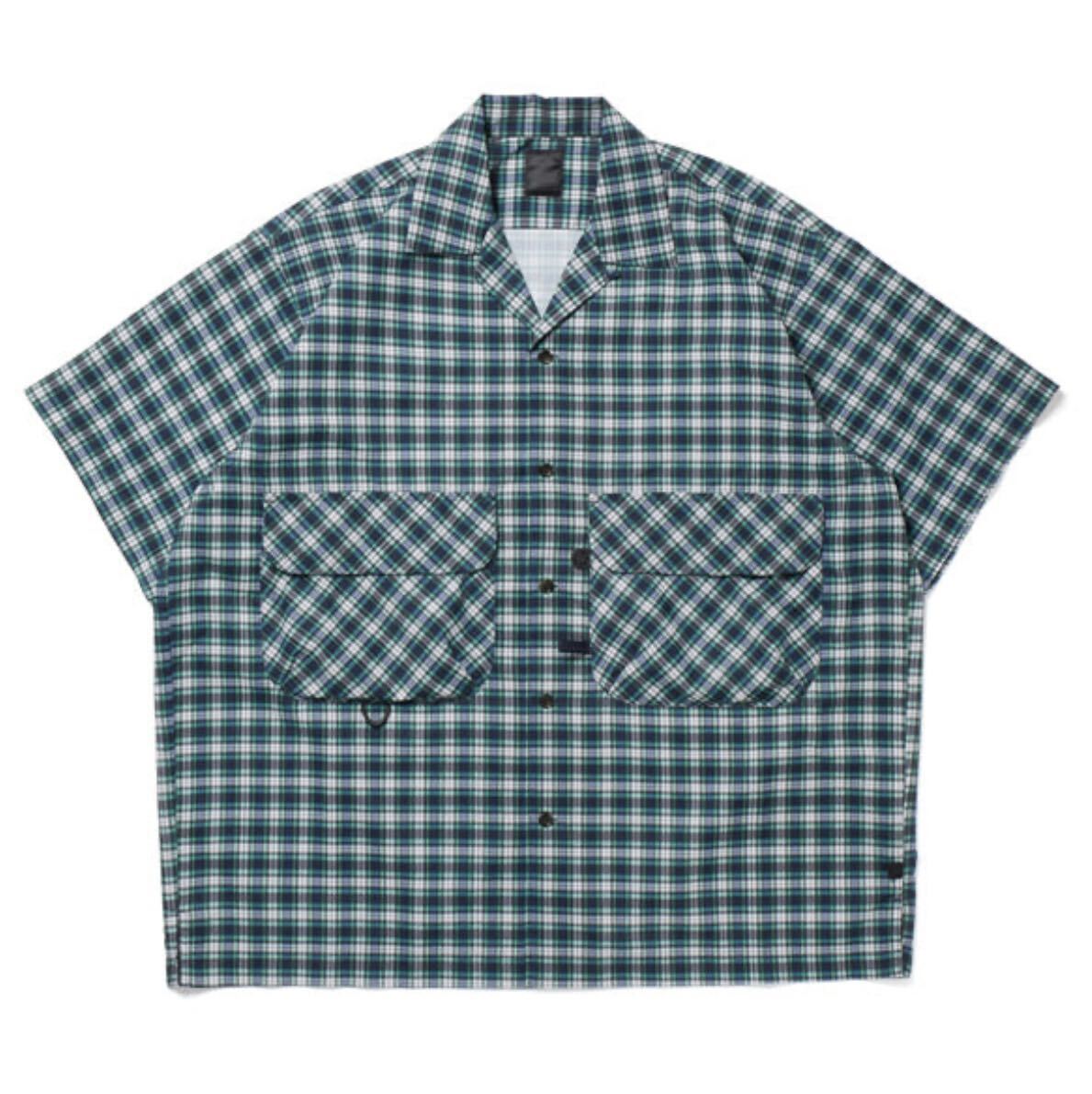 ダイワピア39 シャツチェック 半袖 Lサイズ テックレギュラーカラーシャツ Tech Regular Collar Shirts 在原みゆ紀 緑 BE-89022 NAVY拍卖