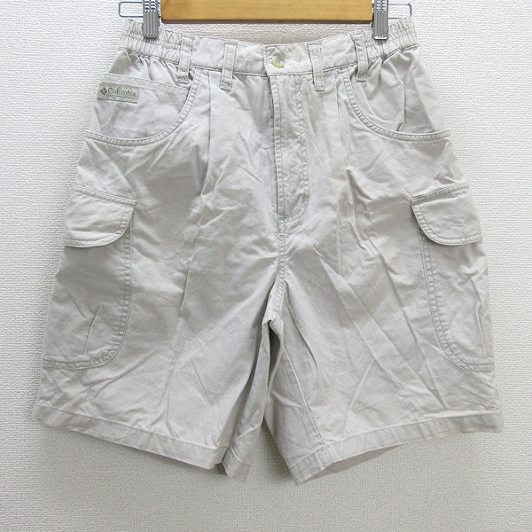 G■コロンビア/Columbia ハーフパンツ/コットン【SS】薄ベージュ/men's/171【中古】■拍卖
