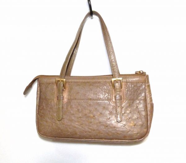 オーストリッチ 本革 ハンドバッグ 712980-161G拍卖