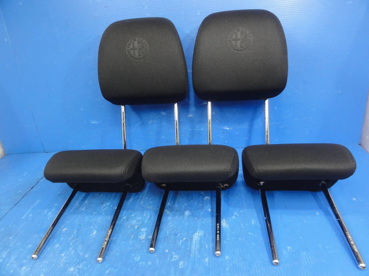 ☆平成24年車 アルファロメオ 940141 ジュリエッタ ヘッドレスト 運転席 助手席 後部座席 5点セット 1台分 純正 5.7万km☆F28306 m拍卖