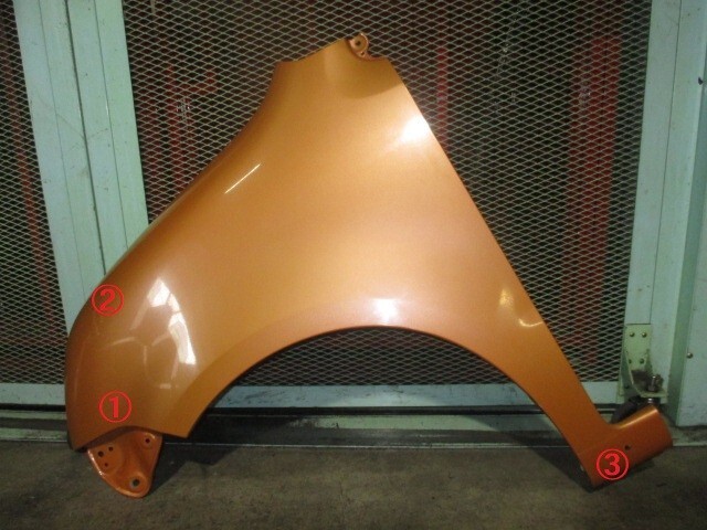 ムーヴラテ L550S フェンダーパネル 左側 (カラーNo:R44)拍卖