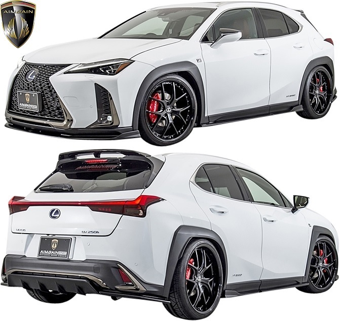 【M’s】LEXUS UX250h F SPORT MZAH10 (2018.11-) AIMGAIN SPORT フルエアロ 3点 FRP 未塗装 エイムゲイン エアロセット レクサスUX拍卖