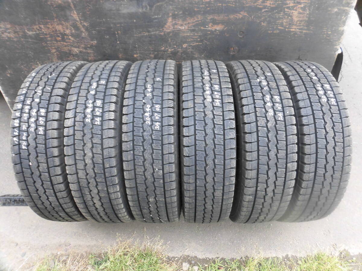 195/85R15 113/111L〇ダンロップ 2020年スタッドレス6本〇240708拍卖