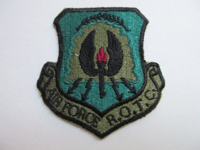 T150A☆米空軍 USAF ROTC ワッペン/アメリカ空軍 アビエーターワッペン/ミリタリーパッチ・フライトジャケットやヘルメットバッグに拍卖