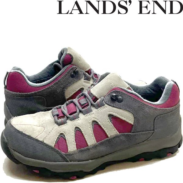 1点物◆ランズエンドLEトレッキングシューズスニーカー古着レディース26メンズOK90sストリート/スポーツMixブランドUSAシューズ中古373099拍卖
