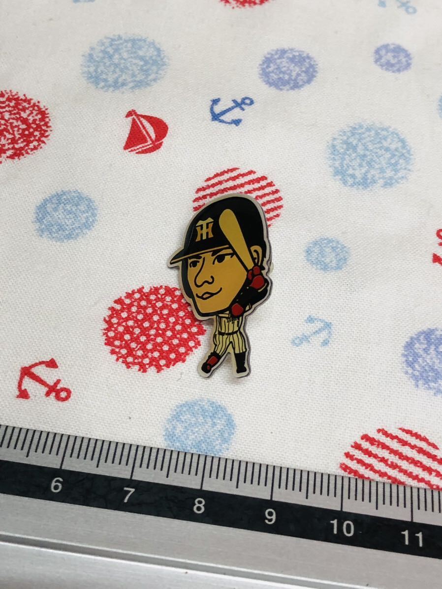 阪神タイガース 選手イラストピンバッジ ピンズ 桧山進次郎拍卖