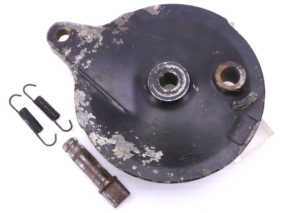 60【評価A】 RZ50 1HK 5R2 当時物 純正 リア ドラム ブレーキ パネル c拍卖