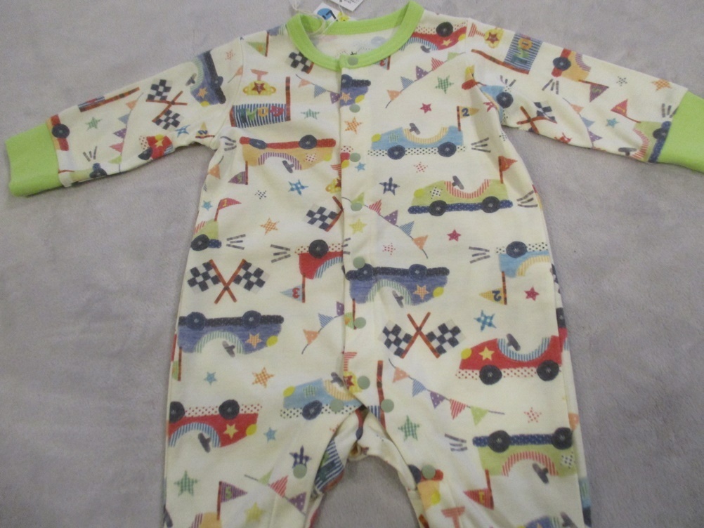 ☆【郵便(クリックポスト)対応】BIT'Z(ビッツ)ゴーカート柄 長袖ロンパス 70cm 49-6920拍卖