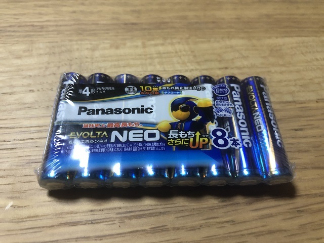 パナソニック エボルタNEO 単4形アルカリ乾電池 8本パック LR03NJ/8SW④拍卖