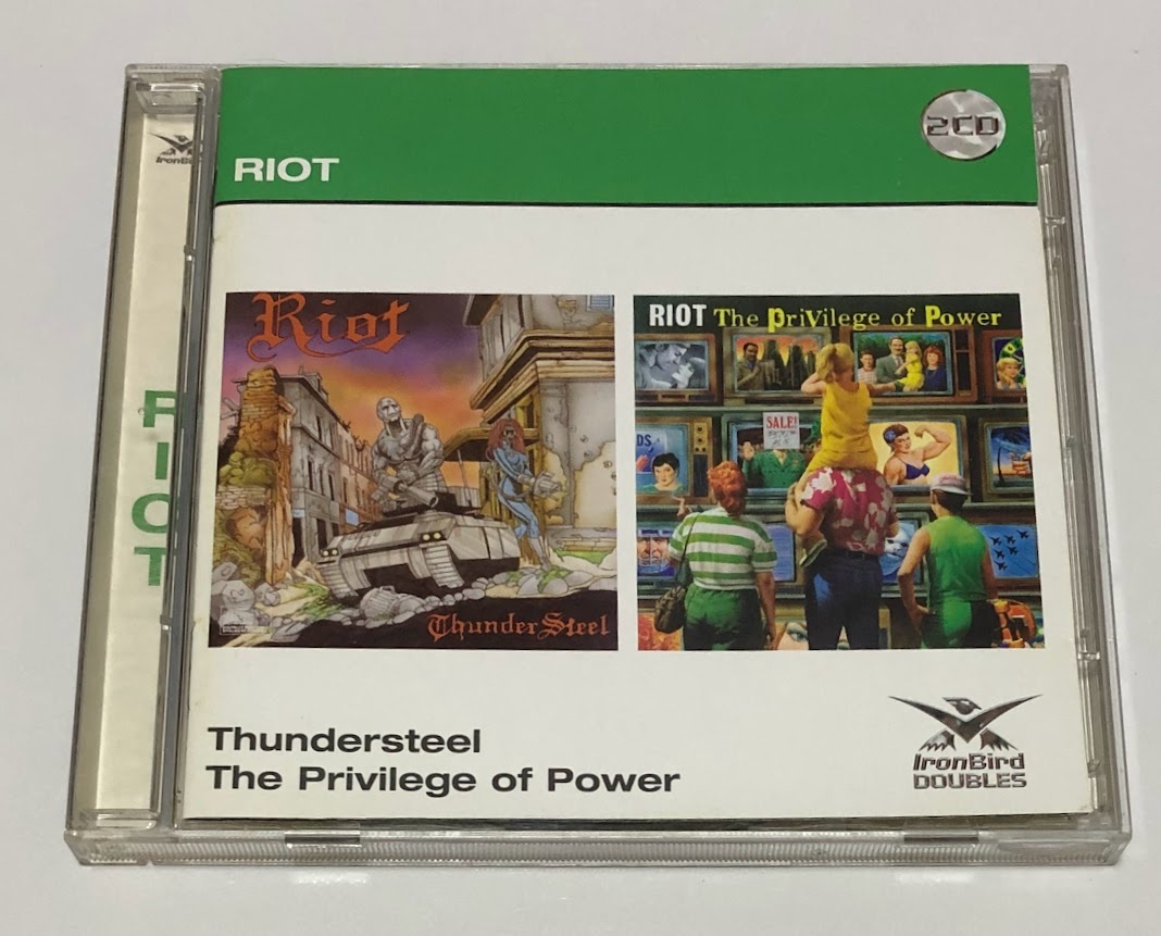 RIOT ライオット CD 2枚組 Thundersteel / Privelege of Power ★即決★ 2 IN 1拍卖