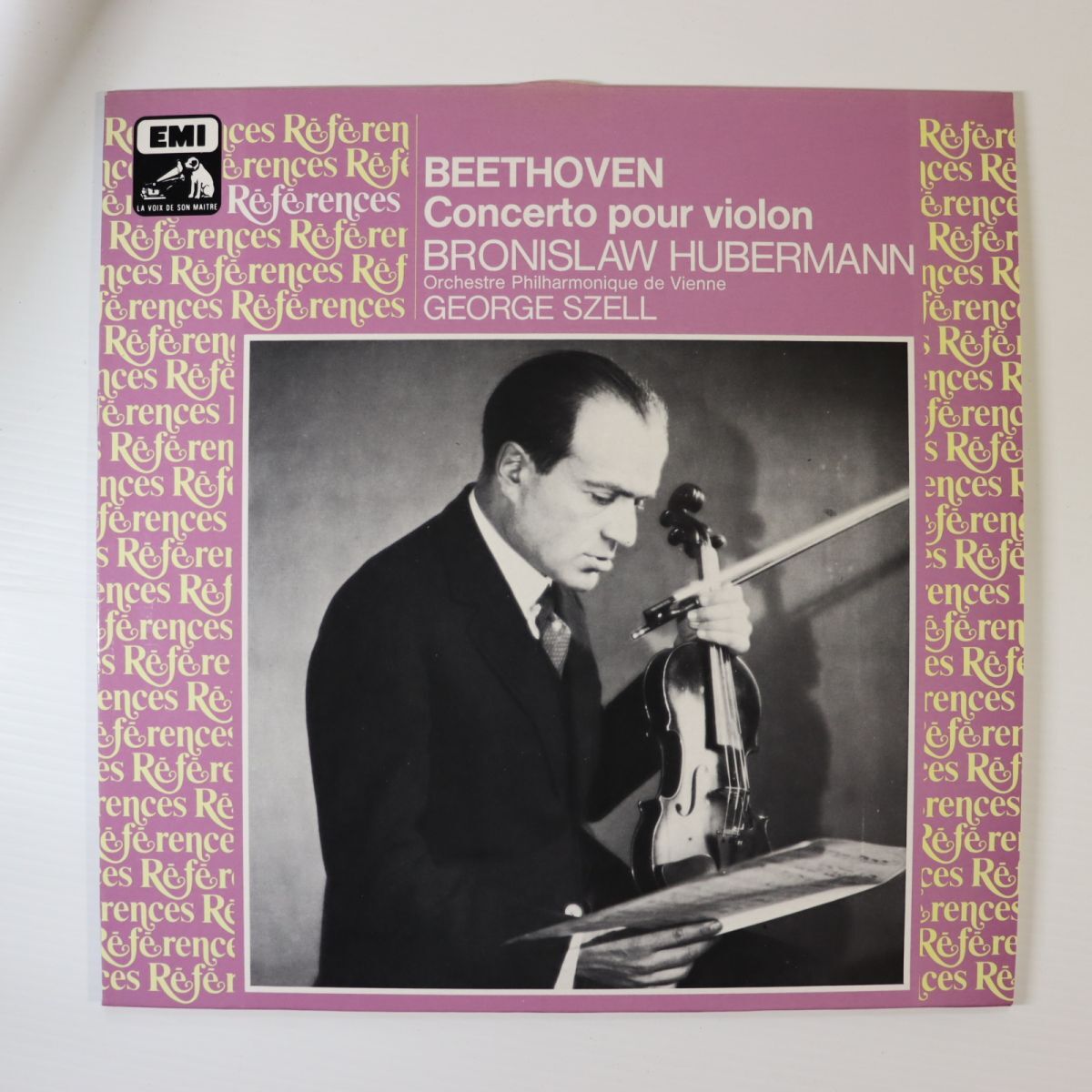 A018/LP/仏盤/フーベルマン(ヴァイオリン)/セル指揮/ウィーンフィル/ベートーヴェン:ヴァイオリン協奏曲/1435341拍卖