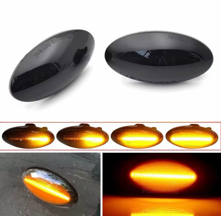 流星♪ シーケンシャルウインカー♪ LED サイドマーカー ソリオ MA15S G X S G4 Gリミテッド拍卖