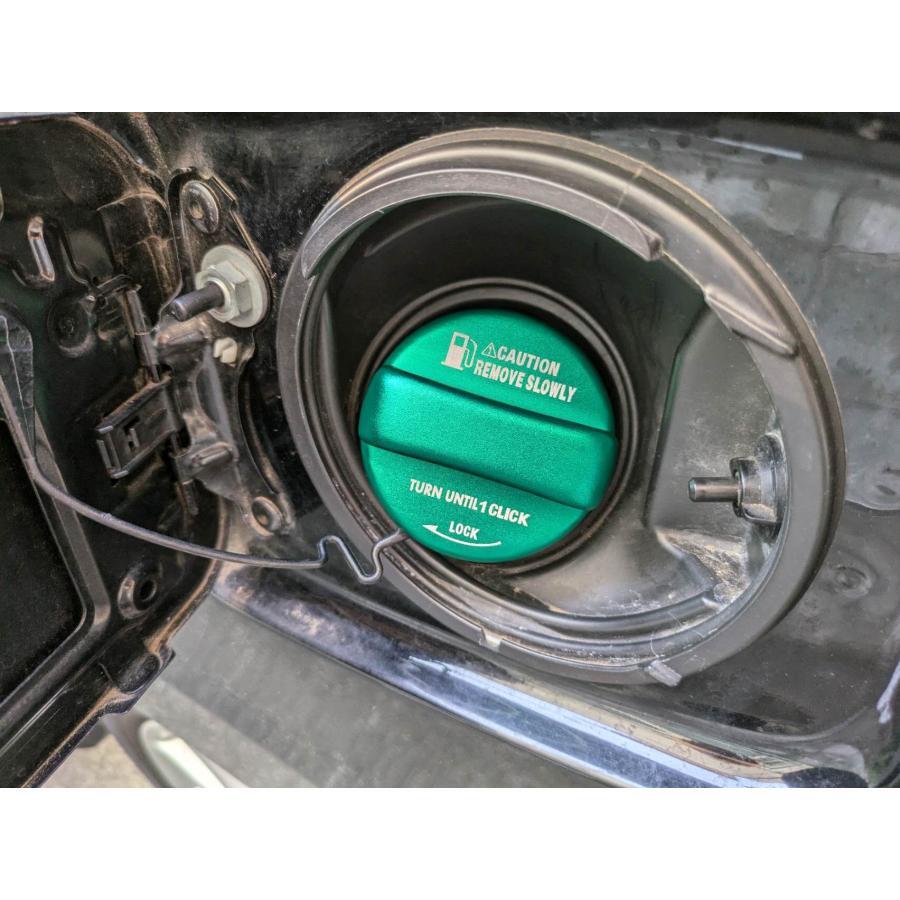 デザイン性UP♪ 給油口キャップ タンクキャップ カバー 緑 ダイハツ ムーヴカスタム LA100S LA110S カスタムX G リミテッド カスタムRS拍卖