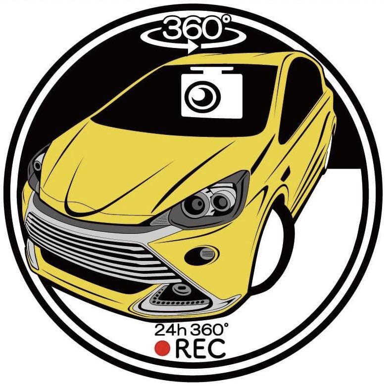 お好きな色や文字をご選択下さい(画像に無い色も作成承ります) アクア GS G'S ドラレコ ドライブレコーダー ステッカー 印刷拍卖