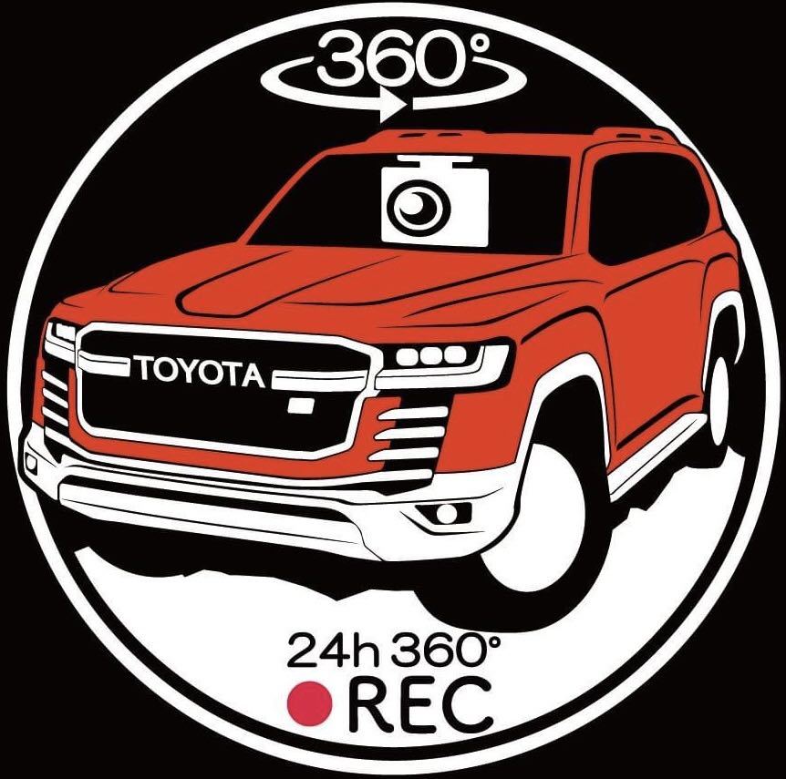 車種やカラーの変更可能 トヨタ ランドクルーザー 300 grスポーツ ドラレコ ドライブレコーダー ステッカー ランドクルーザー300拍卖