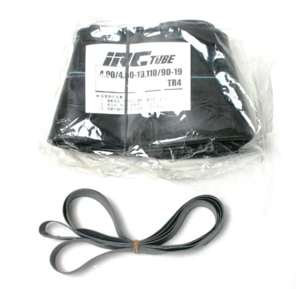 IRCチューブ +リムバンドセット 4.00/4.50-19, 110/90-19 TR4拍卖