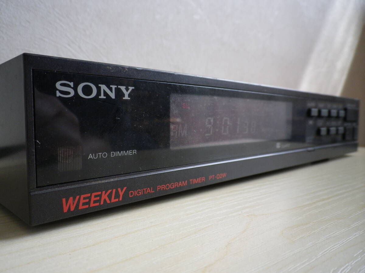 ☆★『SONY WEEKLY DIGITAL PROGRAM TIMER PT-D2W』★☆拍卖
