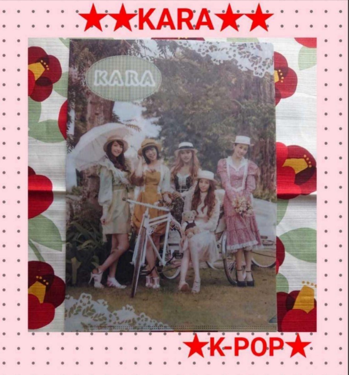 激レア! KARA クリアファイル ク・ハラ ハン・スンヨン パク・ギュリ 知英 チョン・ニコル ホ・ヨンジ拍卖