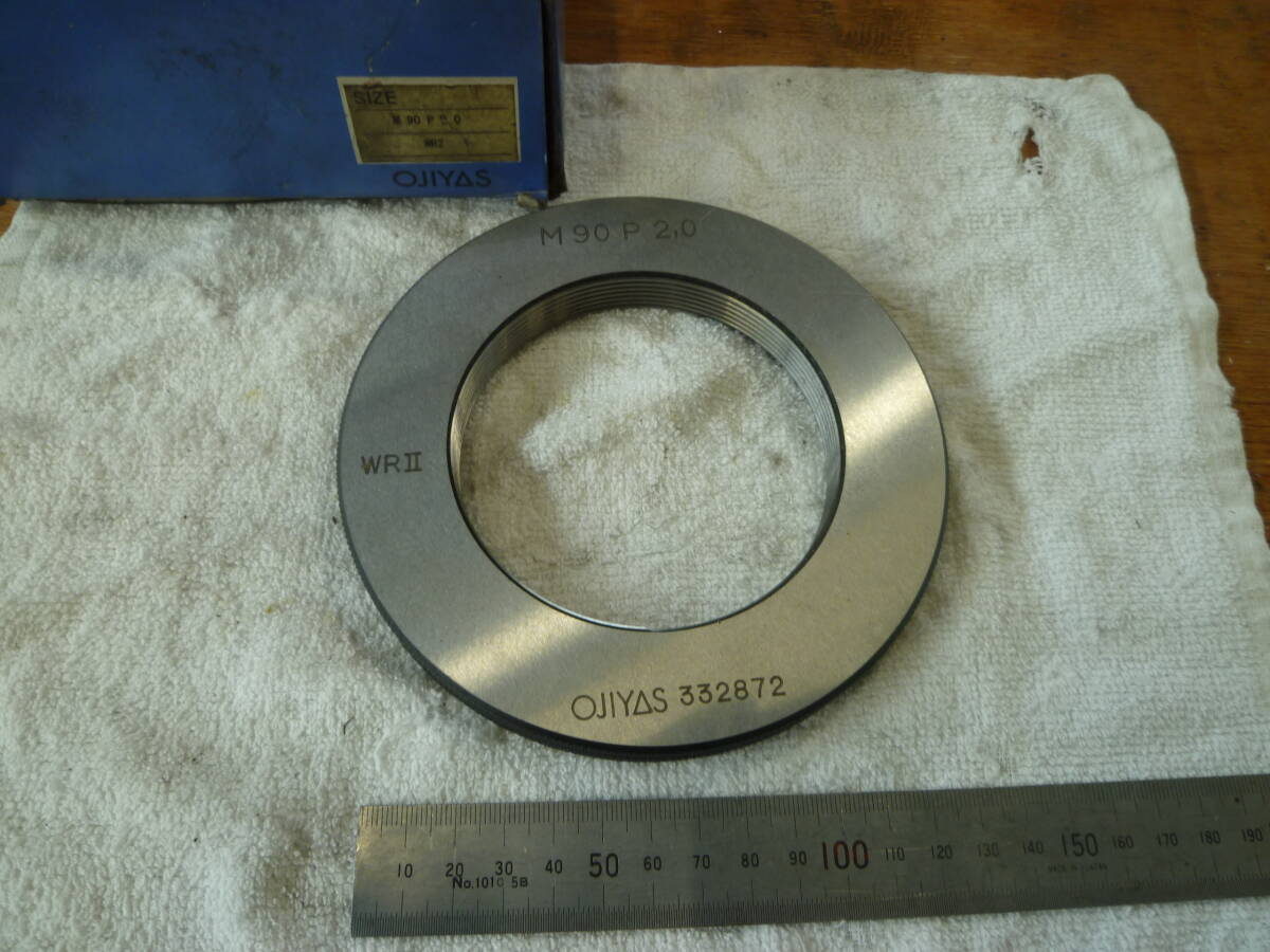 ◇ねじリングゲージ・ M90 P2.0 WRⅡ (JL2437) オヂヤセイキ・OJIYAS ◇拍卖