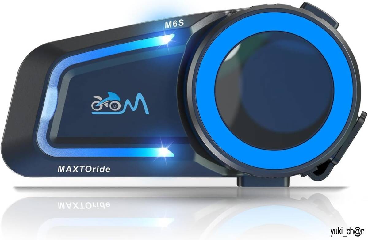 バイクインカム 8人Mesh会話モード 通話同時音楽聴き 5.0デュアルチップ FM アンビエントモード Type-C充電 IP67防水 技適認証拍卖