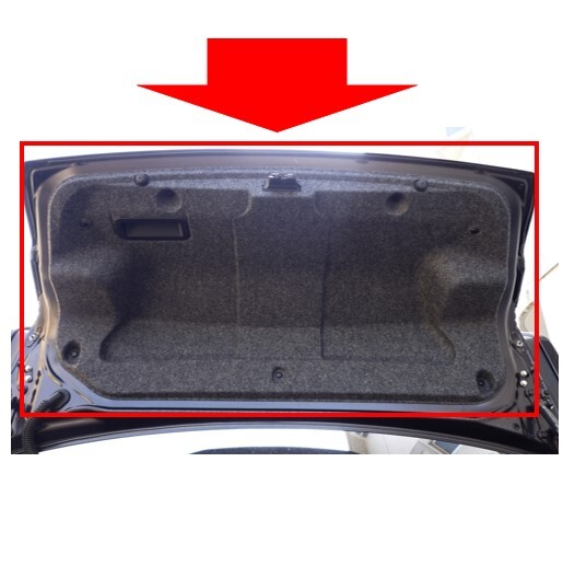 ◆新品 未使用 純正部品 三菱 ギャランフォルティス トランクリッドトリム インナートリム 取っ手 ランサーエボリューションX 流用◆拍卖