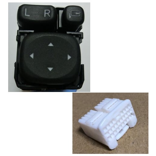 ◆新品 未使用 純正部品 トヨタ カローラアクシオ オーリス アウターミラー スイッチ 全灯 ドアミラー コネクタ セット TOYOTA 在庫少◆拍卖