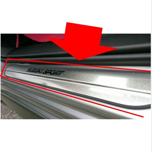 ◆新品 未使用 純正部品 スズキ スイフト スポーツ サイドシルスカッフ フロント 2枚セット SUZUKI オプション パーツ ドレスアップ◆拍卖
